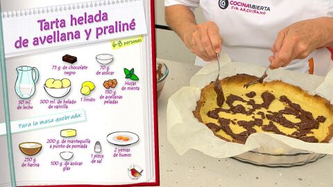 Ingredientes Tarta helada de avellana y praliné