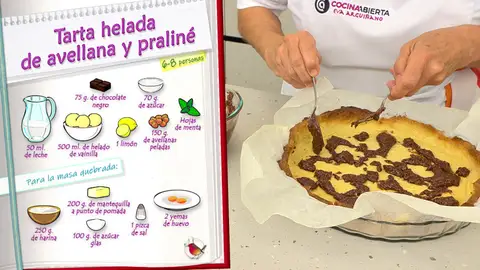 Ingredientes Tarta helada de avellana y praliné Ingredientes Tarta helada de avellana y praliné