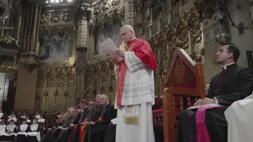 Palabras de agradecimiento del Papa en Montserrat Palabras de agradecimiento del Papa en Montserrat