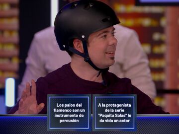 Gonzalo deleita a Manel Fuentes al ritmo de Paquita Salas en &iexcl;Salta!: &ldquo;Cantas de todo&rdquo;