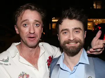 El reencuentro de Daniel Radcliffe y Tom Felton El reencuentro de Daniel Radcliffe y Tom Felton