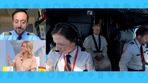 Habla el piloto que llev&oacute; al Papa a Barcelona. 