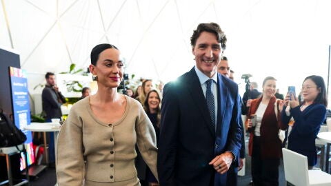 Katy Perry y Justin Trudeau