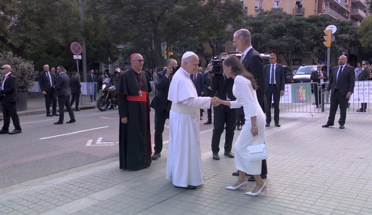 Los Reyes reciben al papa Le&oacute;n XIV