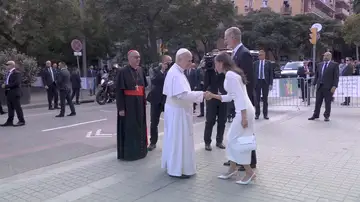 Los Reyes reciben al papa León XIV Los Reyes reciben al papa León XIV