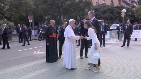 Los Reyes reciben al papa León XIV Los Reyes reciben al papa León XIV