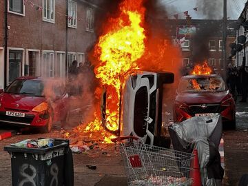 Imagen de los graves disturbios en Belfast