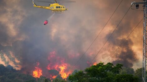 Imagen de archivo de incendio