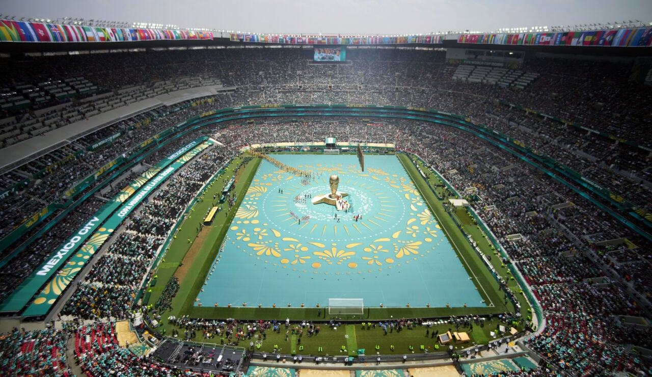 Estadio Azteca inauguraci&oacute;n
