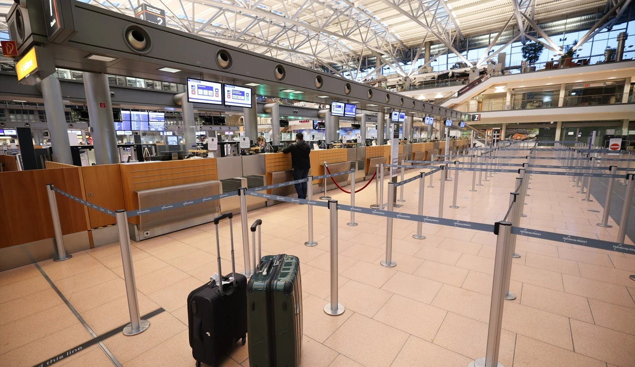Imagen de archivo de la terminal 2 del aeropuerto de Hamburgo