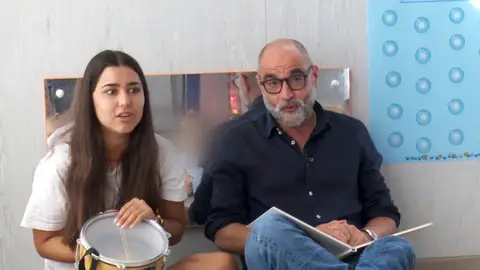 Raúl García en Espejo Público. Raúl García en Espejo Público.