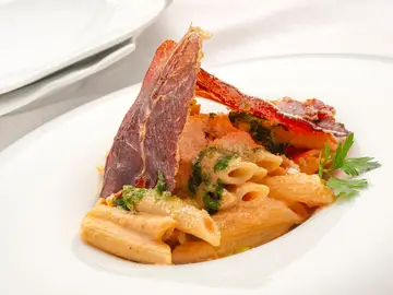 Penne rigate con chipotle y ricota, de Joseba Arguiñano Penne rigate con chipotle y ricota, de Joseba Arguiñano