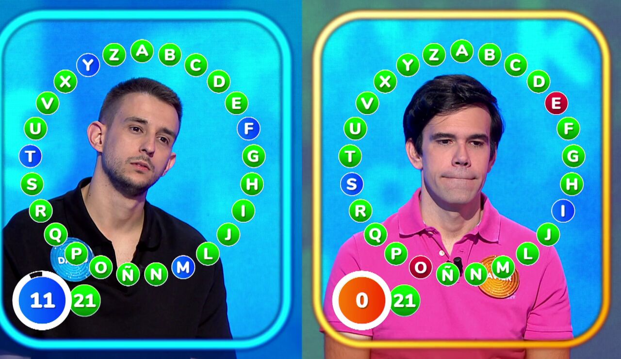Victoria &lsquo;barata&rsquo; en El Rosco: David falla&hellip; &iexcl;y aun as&iacute; derrota a Javier con solo 21 aciertos!