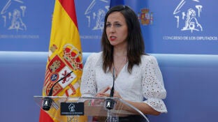 Imagen de la diputada de Podemos Ione Belarra