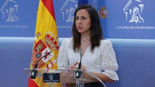 Imagen de la diputada de Podemos Ione Belarra