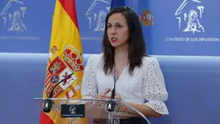 Imagen de la diputada de Podemos Ione Belarra