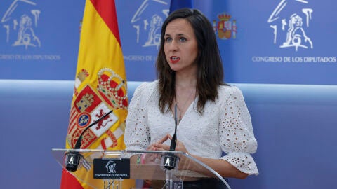 Imagen de la diputada de Podemos Ione Belarra