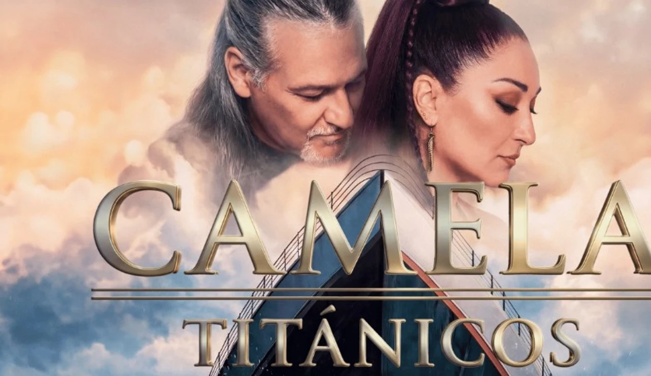 Portada de Titánicos, nuevo disco de Camela