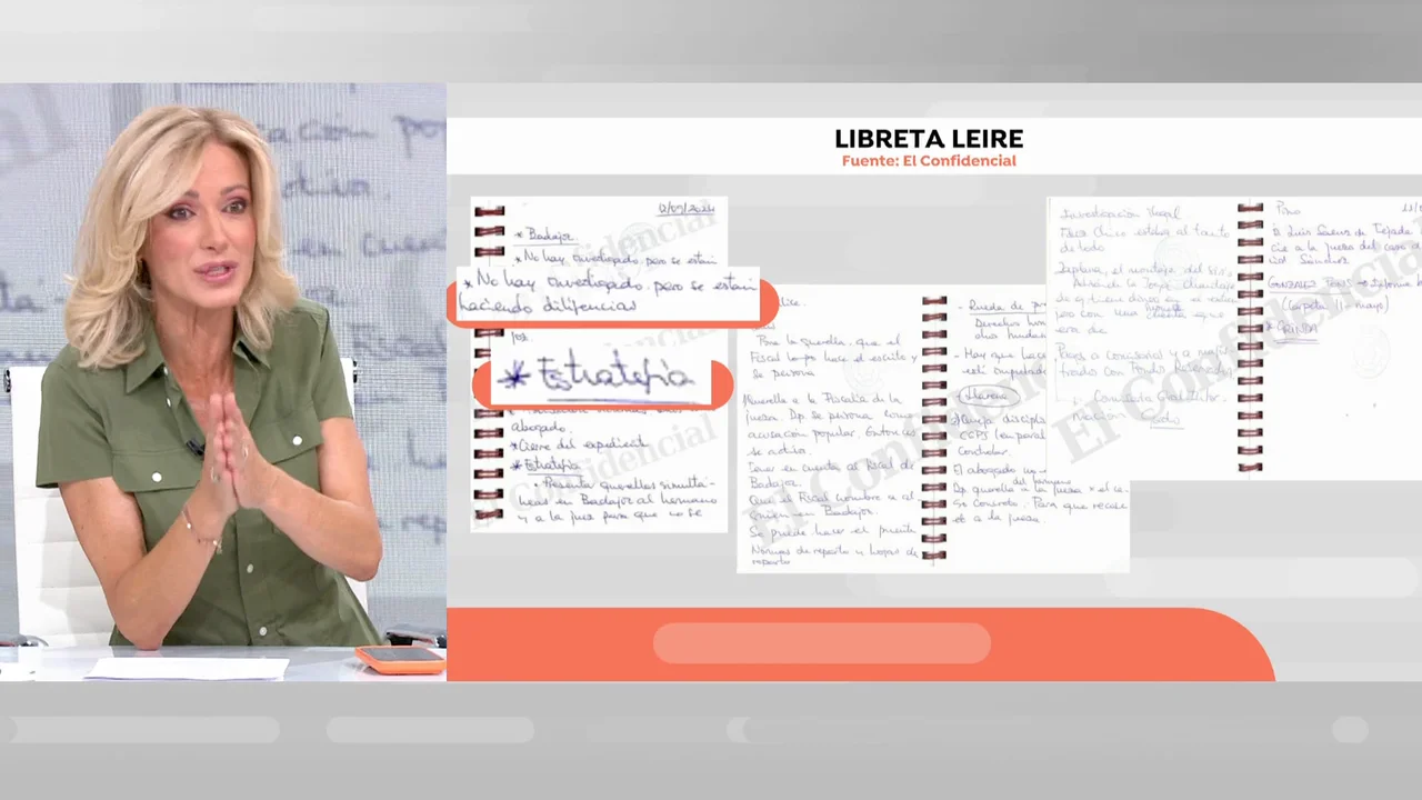 Da la orden de investigar a la jueza Biedma, siguiendo lo que escribe Leire Díez