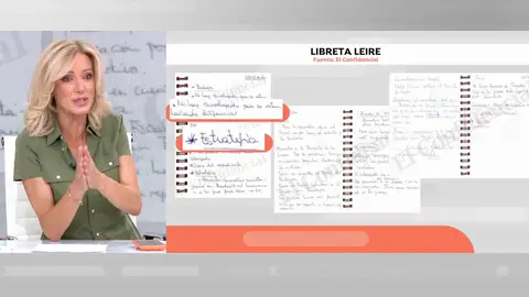Libreta Leire, reuniones fiscal general Libreta Leire, reuniones fiscal general