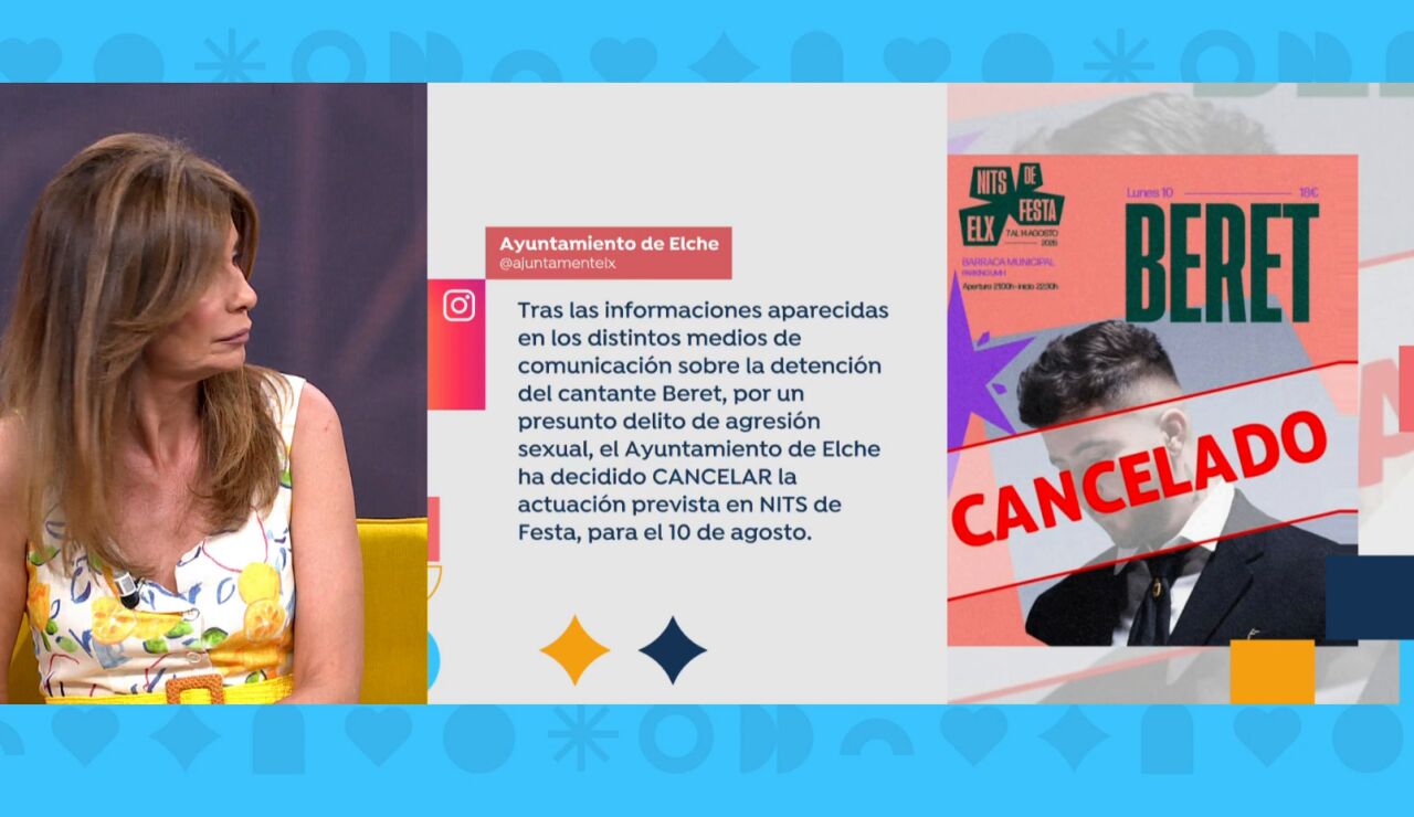 Gema L&oacute;pez en Espejo P&uacute;blico.