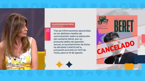 Gema López en Espejo Público. Gema López en Espejo Público.