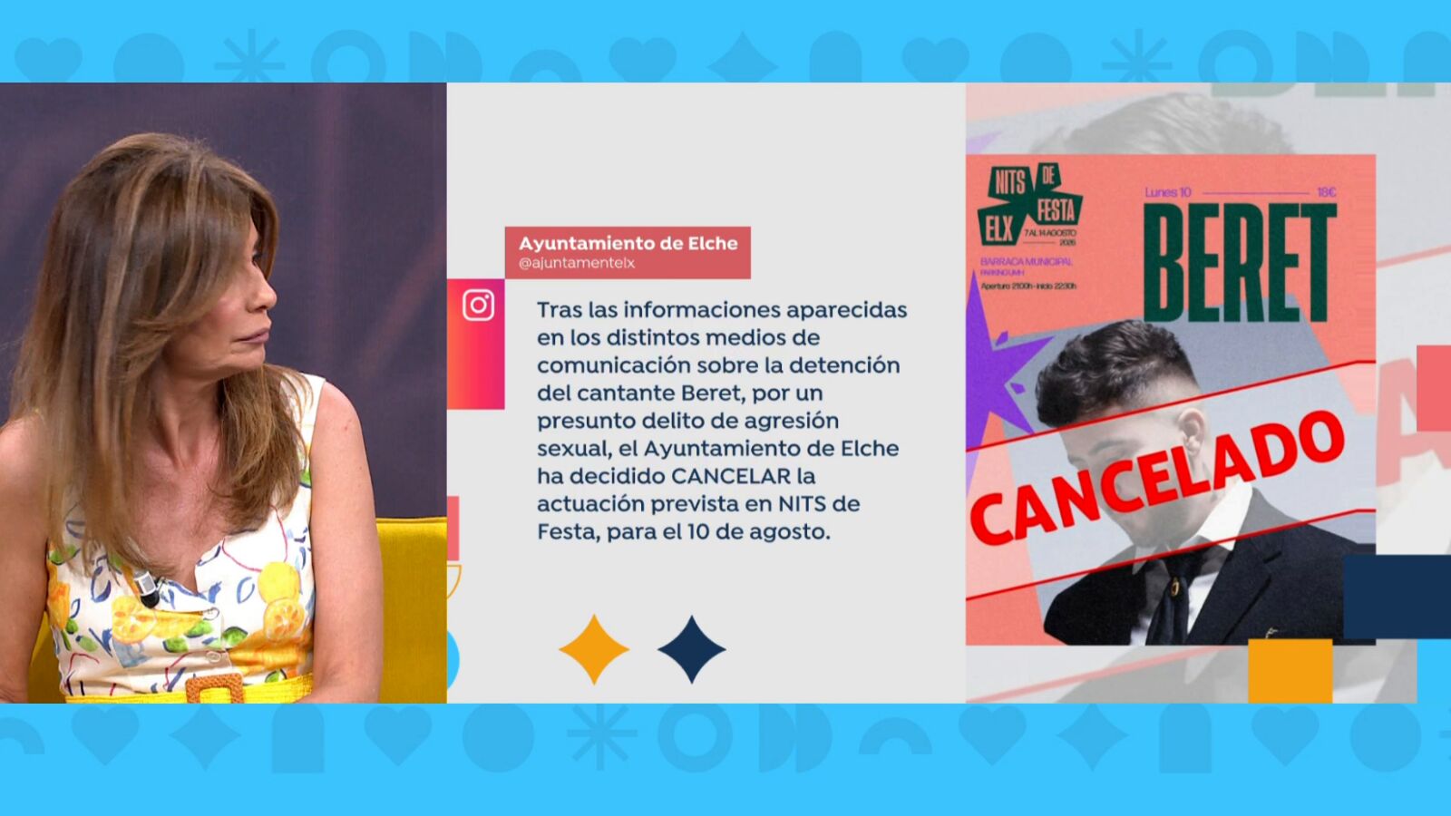 El cantante Beret, denunciado por violación con acceso carnal días después de cantar ante el Papa León XIV