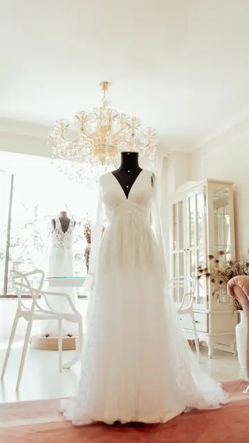 Vestido de novia con encaje Vestido de novia con encaje