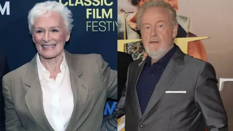 Glenn Close y Ridley Scott Glenn Close y Ridley Scott