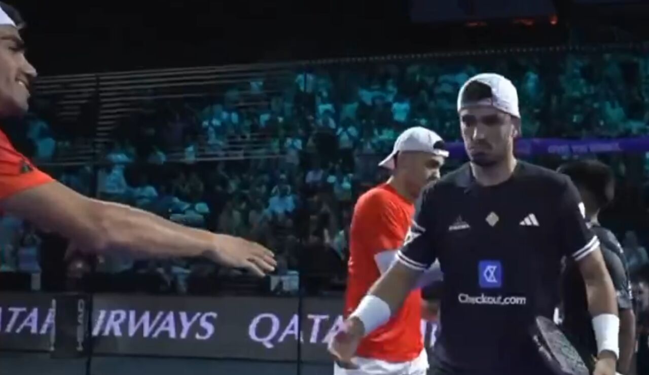 Ale Gal&aacute;n y Juan Lebr&oacute;n tras la semifinal del P1 de Valencia