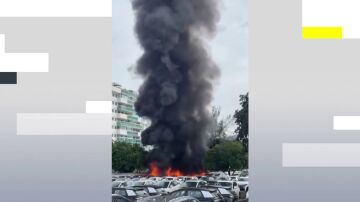  Al menos seis muertos tras una colisi&oacute;n entre dos helic&oacute;pteros en pleno vuelo 