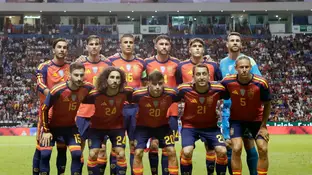 La selección Española en el partido amistoso ante Perú La selección Española en el partido amistoso ante Perú
