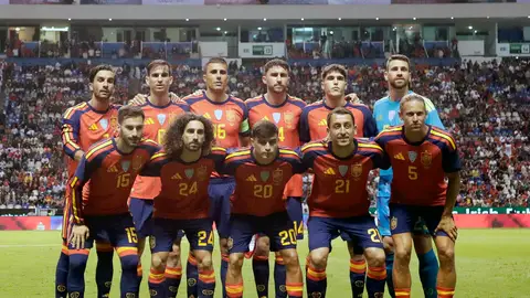 La selección Española en el partido amistoso ante Perú La selección Española en el partido amistoso ante Perú