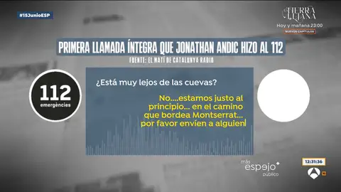 Llamada de Jonathan Andic a los servicios de emergencias Llamada de Jonathan Andic a los servicios de emergencias