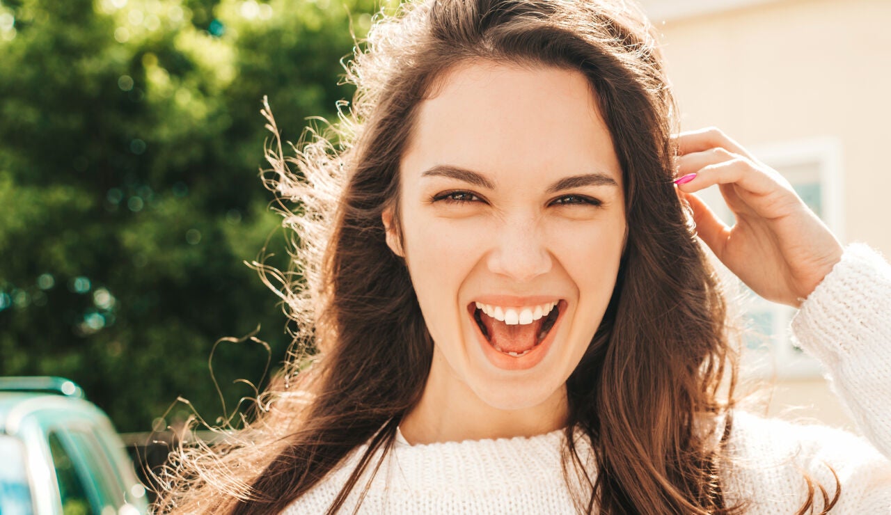 Mujer sonriendo 