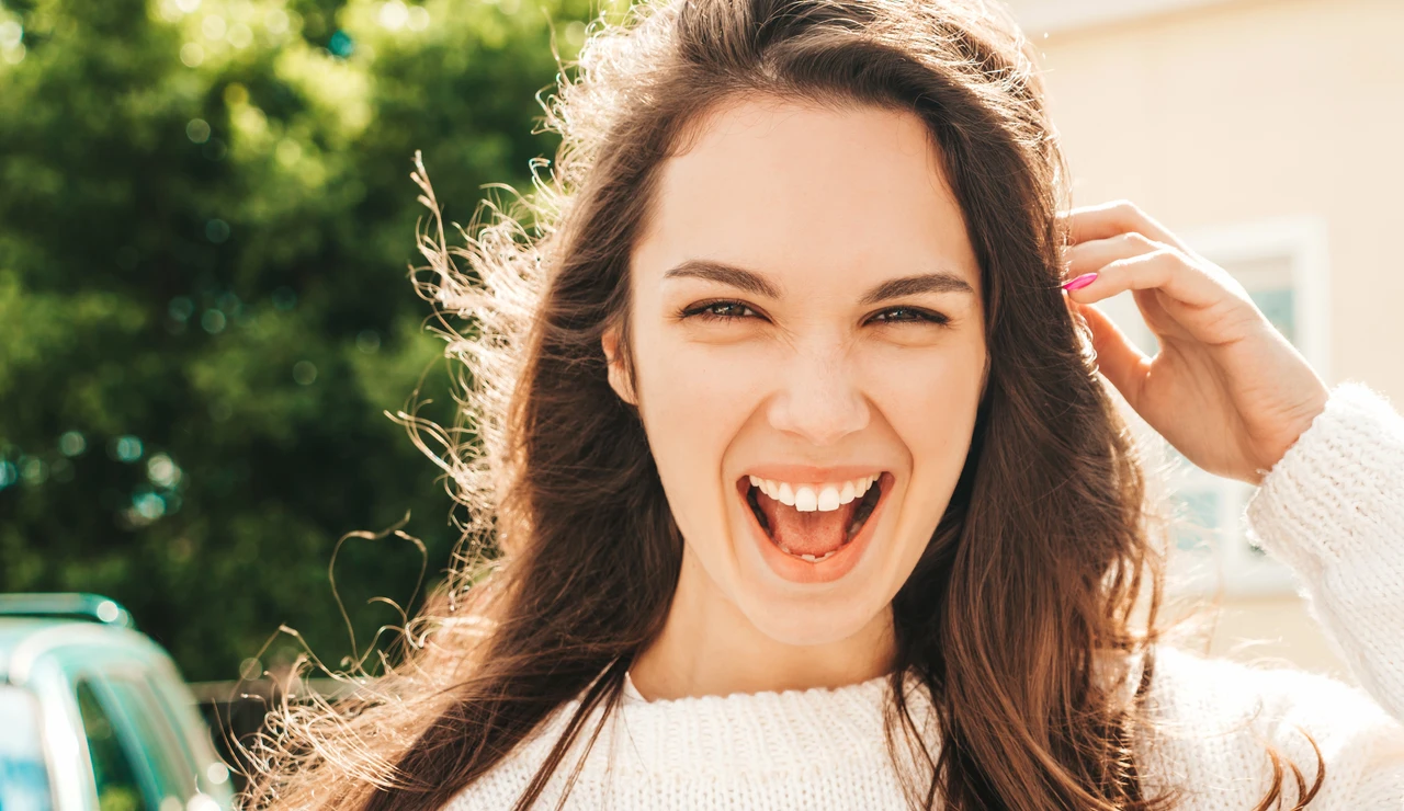 Mujer sonriendo
