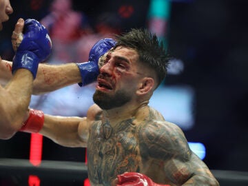 Ilia Topuria, en su combate ante Justin Gaethje