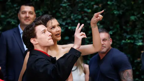 Tom Holland y Zendaya presentando en Madrid SpiderMan Brand New Day Tom Holland y Zendaya presentando en Madrid SpiderMan Brand New Day