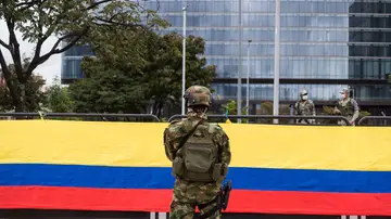 Imagen de un soldado del Ejército de Colombia Imagen de un soldado del Ejército de Colombia
