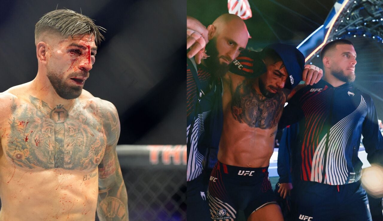 Ilia Topuria, en su combate ante Justin Gaethje