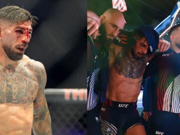 Ilia Topuria, en su combate ante Justin Gaethje