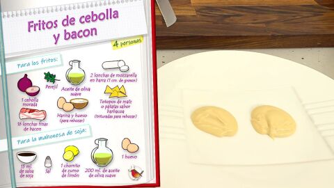 Ingredientes Fritos de cebolla y bacon