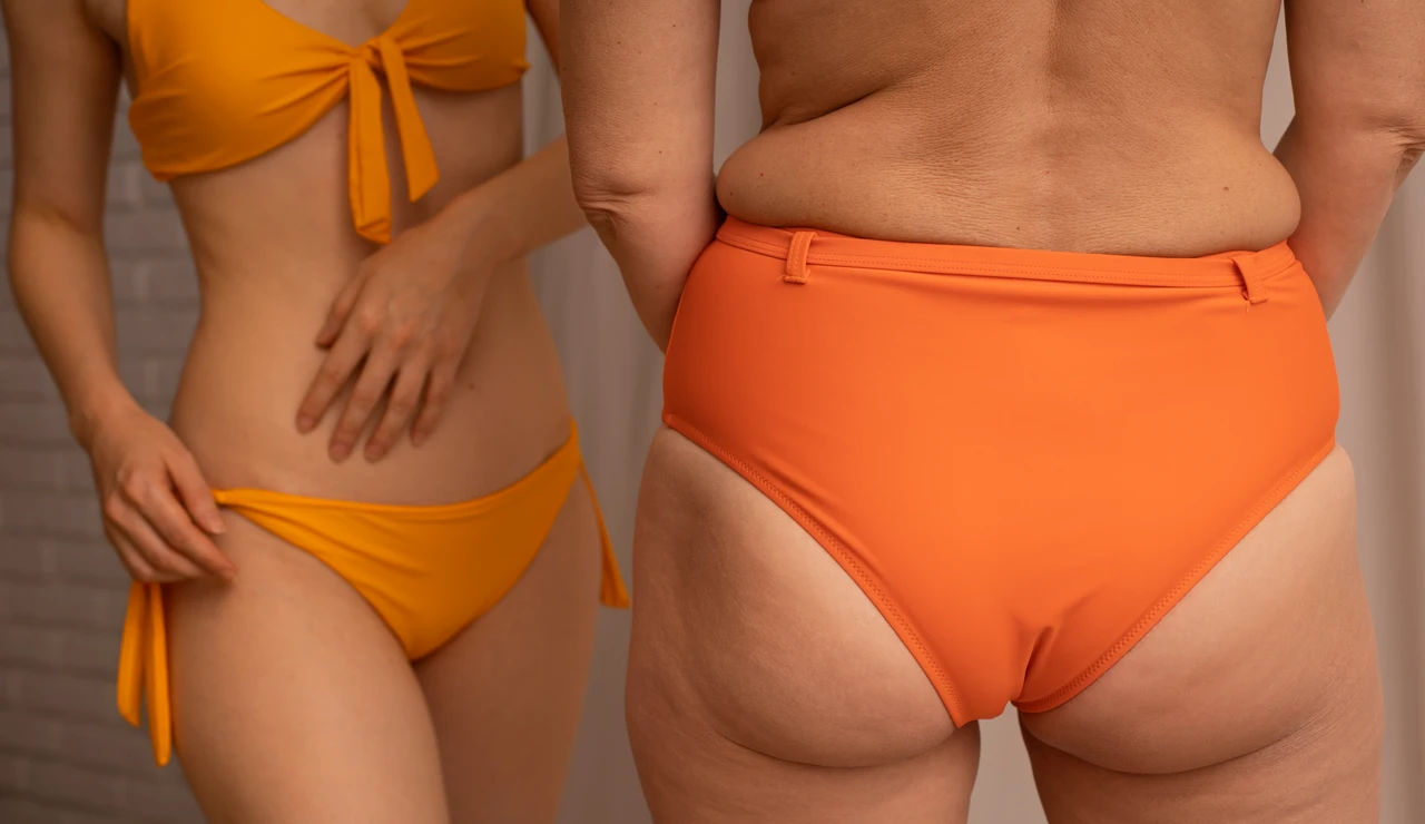 Mujeres posando en bikini
