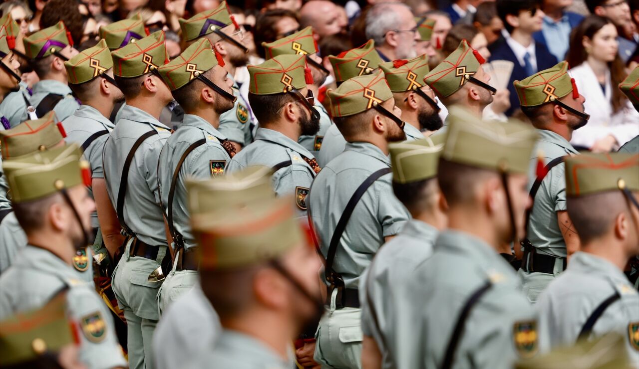 Imagen de archivo de legionarios.