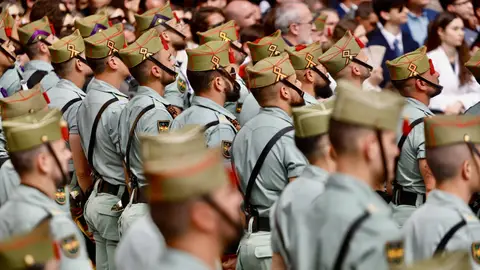 Imagen de archivo de legionarios. Imagen de archivo de legionarios.