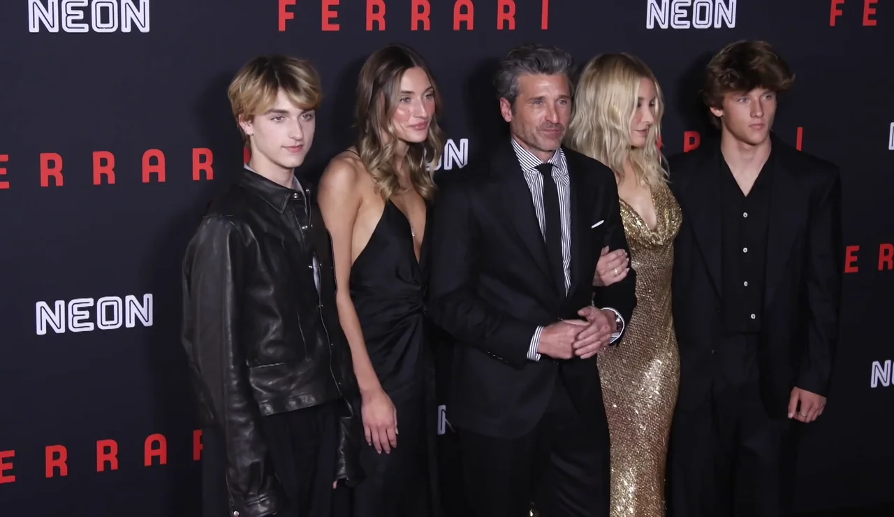 Sullivan Dempsey, Talula Dempsey, Patrick Dempsey, Jillian Fink y Darby Dempsey en 2023
