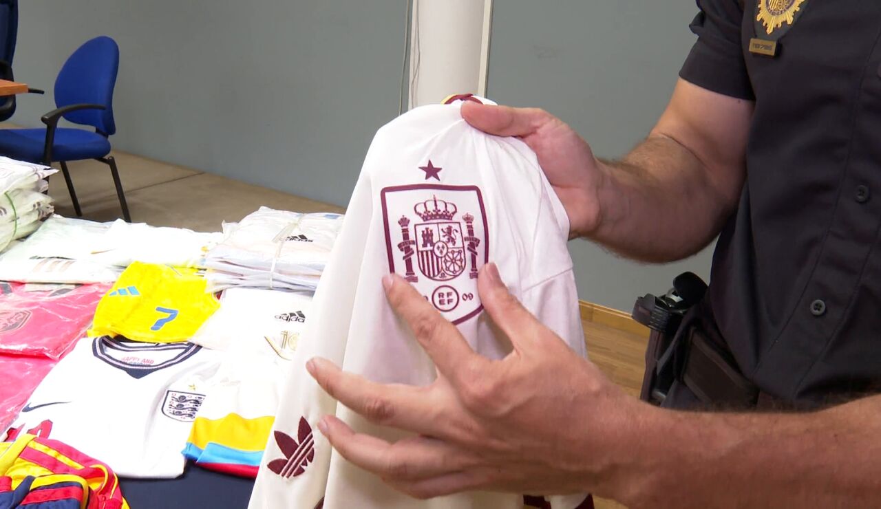 Camiseta falsa de Espa&ntilde;a