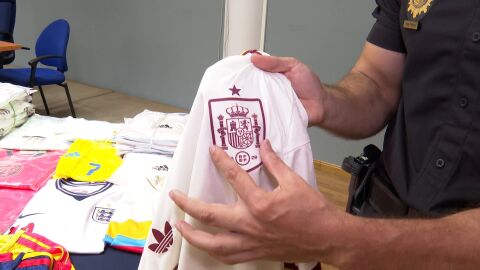 Camiseta falsa de Espa&ntilde;a