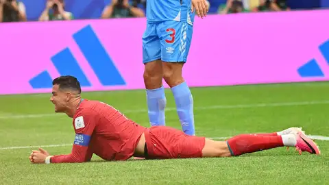 Cristiano Ronaldo en el partido contra RD Congo Cristiano Ronaldo en el partido contra RD Congo