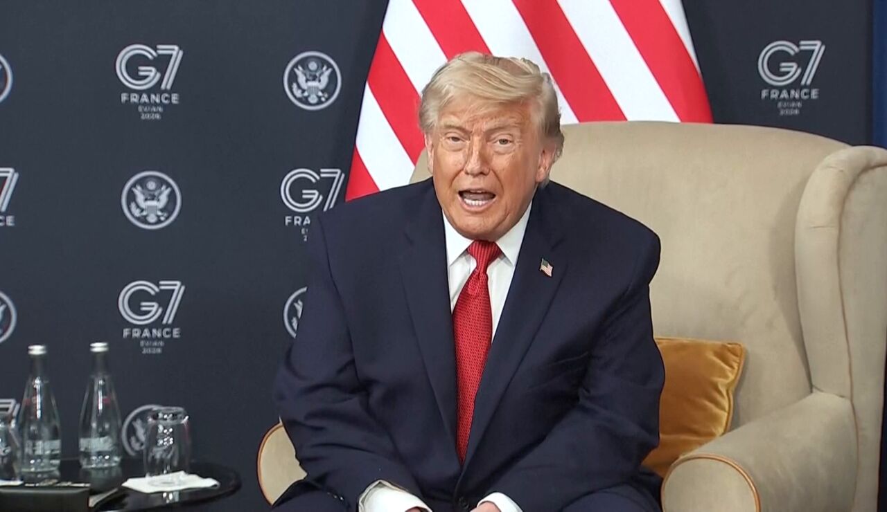 Donald Trump en la cumbre del G7